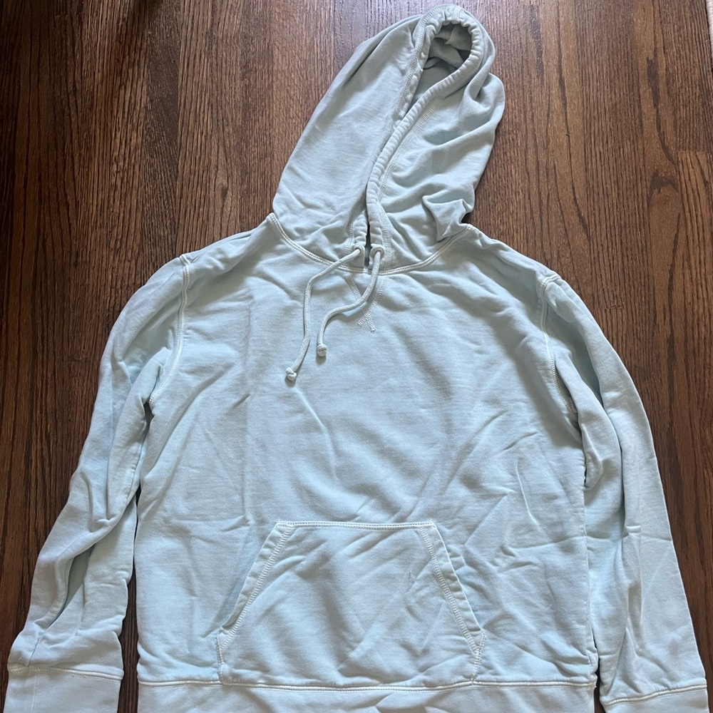 J. Crew Light Blue Relaxed Fit Hoodie